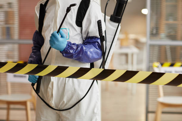 Professional Blood Cleanup technician working in Medford, WI